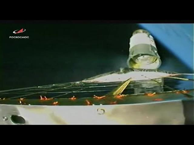 See the Russian Progress 78 spacecraft on-orbit after rocket separation