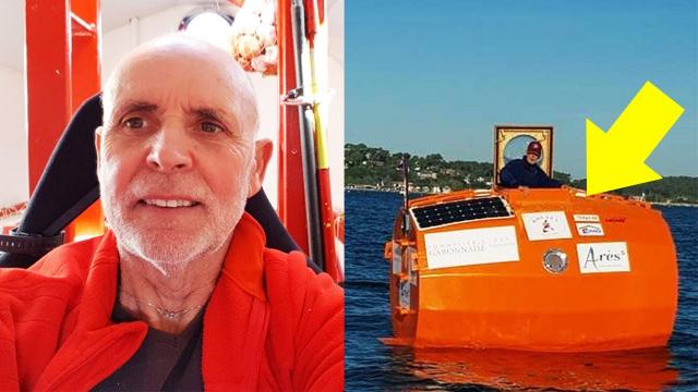 71-Year-Old Man Sets Sail Across The Atlantic — In A Barrel