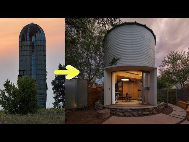 This Man Started Working In His Old Silo And Turn it Into Something Amazing