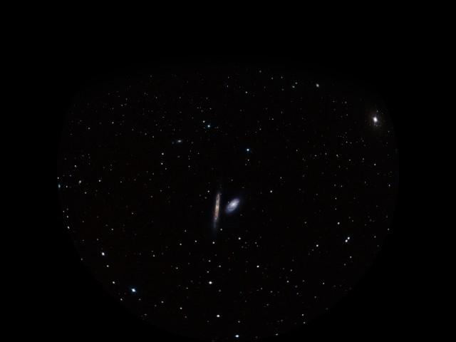 Fulldome view of NGC 4298 and NGC 4302