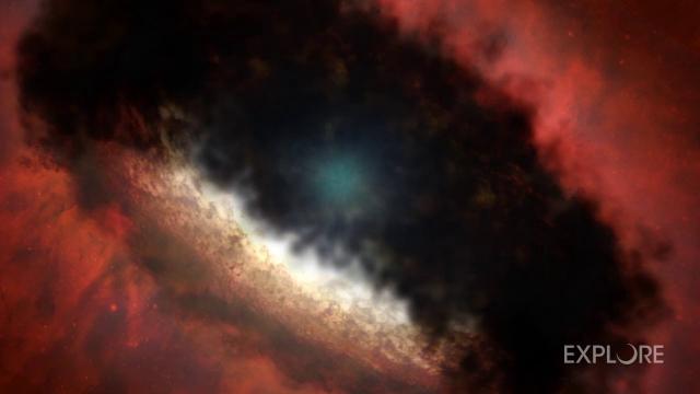 Newborn star's x-ray flare could provide solar system insight