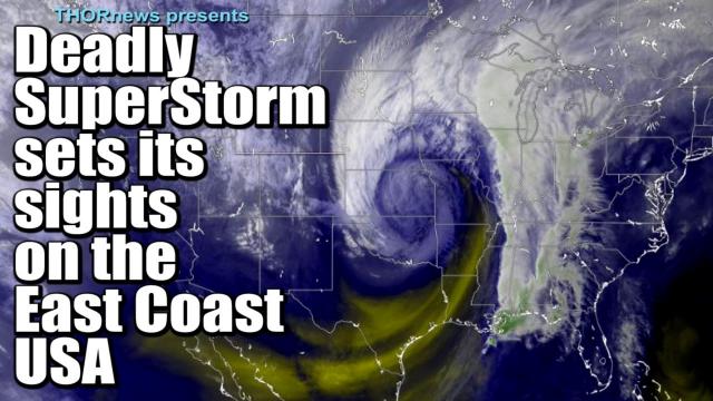 50 Million people in Danger! Superstorm sets its sights on the East Coast USA