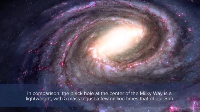 One Big Black Hole - 140 Million Times Our Sun’s Mass! | Video