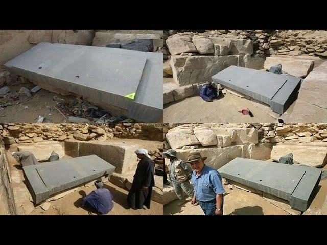 What happend with this Basalt Block that was uncover under the sand in Egypt?