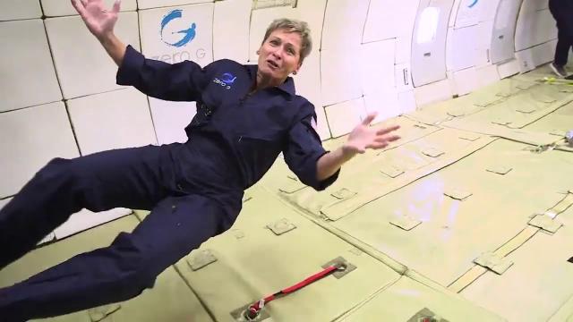 Astronaut on Zero-G Flight Congrats Christina Koch for Breaking Her Record