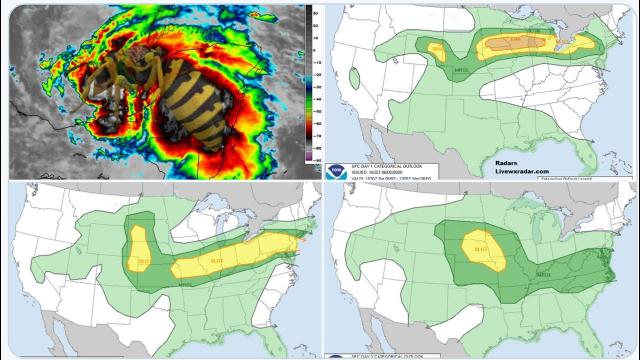 Wild Weather June! ZOMG SNOW!!!! Tornadoes! Hurricane DOLLY!?! Comets & Cristobal