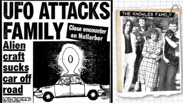 Close UFO Encounter & Attack by Family Knowles on Nullarbor Plain in Australia (1988) - FindingUFO