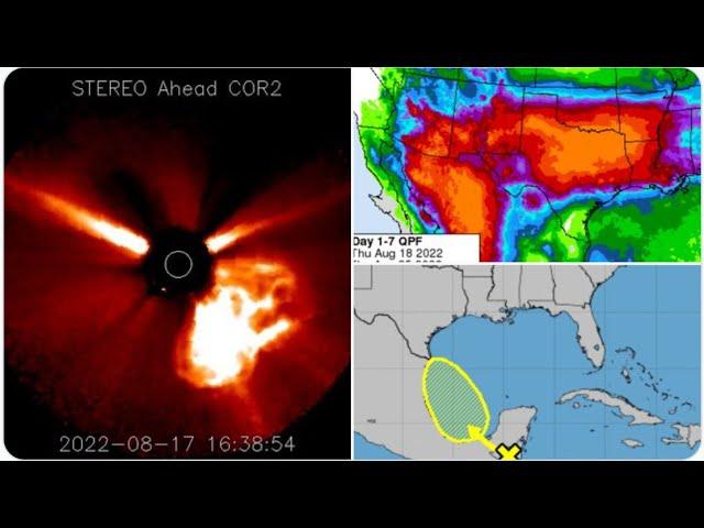 Red Alert! Texas Floods possible! Multiple Geomagnetic Storms! More Solar Flares! Lots of Lightning!