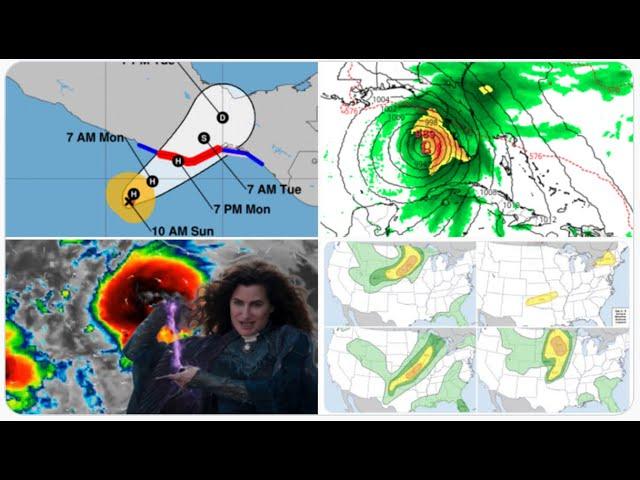 Hurricane Agatha WATCH for Florida & Gulf of Mexico! + lots of Severe Weather the next 100 hours!