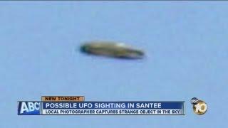 MAY 22 2013 AMAZING UFO OVER SANTEE, CALIFORNIA HD