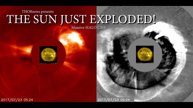 The Sun just EXPLODED in a Massive Jaw dropping HALO CME!