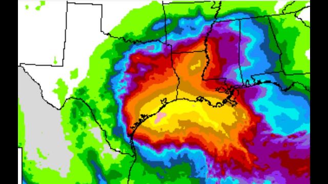 Red Alert! MAJOR FLOOD coming to Texas & Louisiana from Hurricane or Tropical Storm Beta!