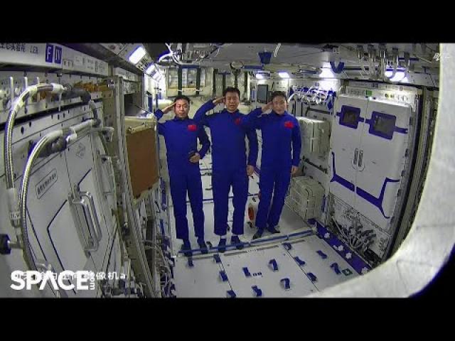 Chinese astronauts enter Tiangong space station's new lab module after dock
