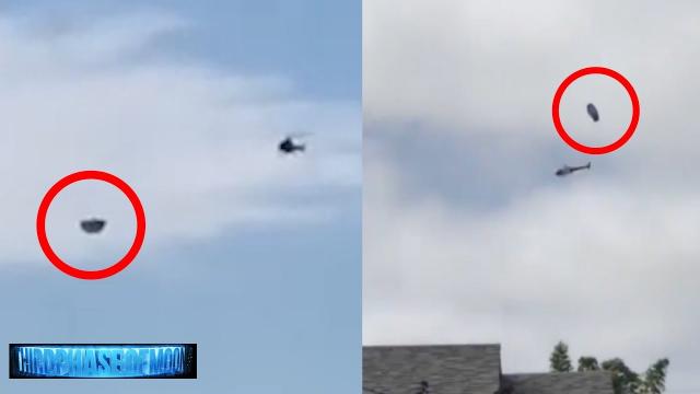 You Won't Believe It Just Happened Again! LAPD Helicopters Surround UFO! 2019