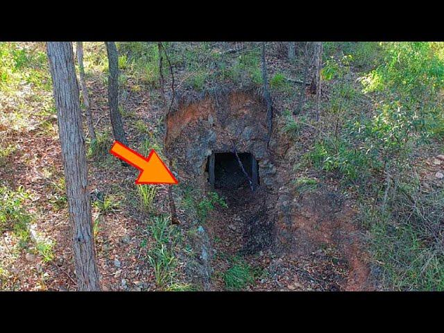 Man Finds Hidden Doorway On His Property ;  Goes In And Realizes He’s Made A Huge Mistake..