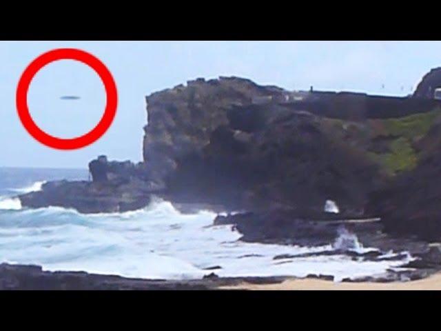 Surfer Films A UFO In Hawaii On The Beach