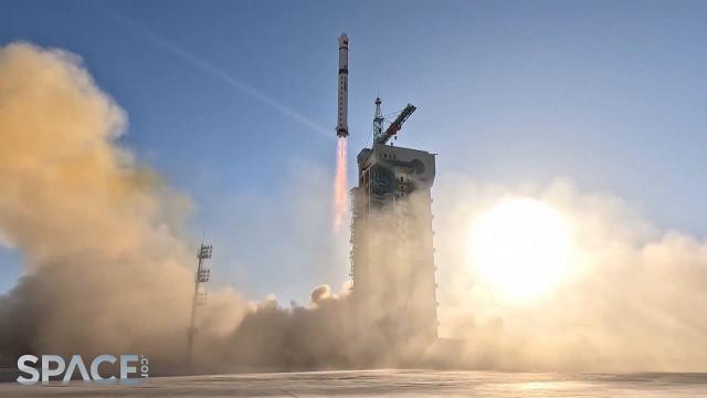 China's Long March 2D launches Earth observation satellite, rocket sheds tiles