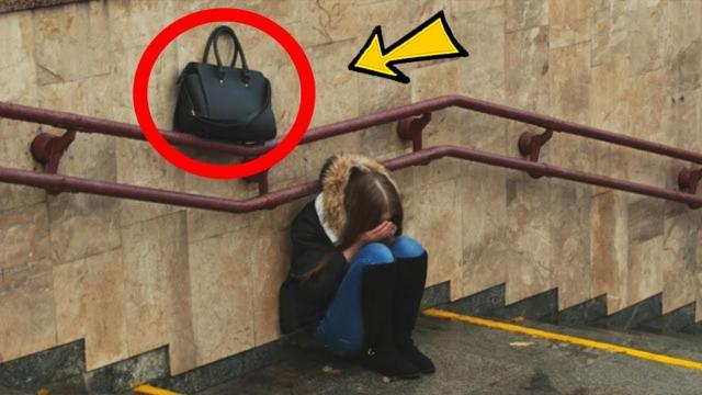 Police Find Woman Crying At Station - When They Look Into Her Bag They Take Her In