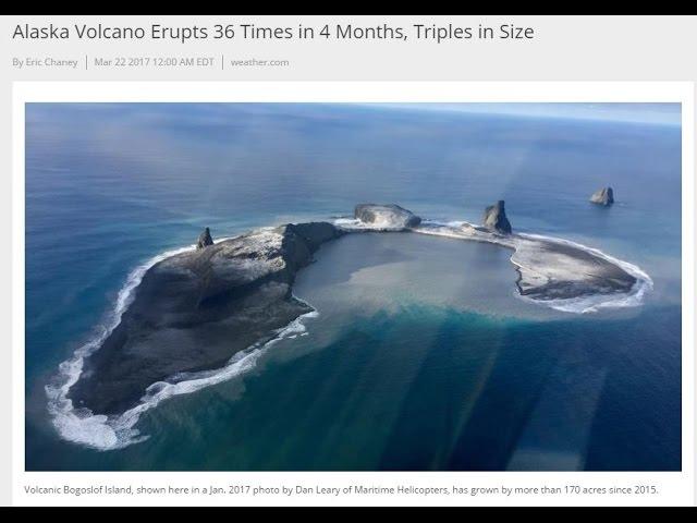 American Volcano grows 36 times in 4 months & triples in size