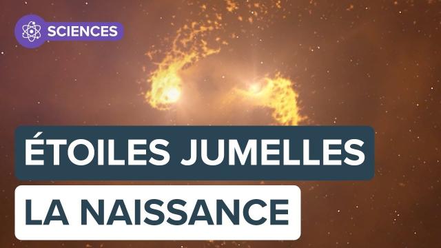 La danse de deux étoiles jumelles entourées de disques de gaz et de poussières | Futura