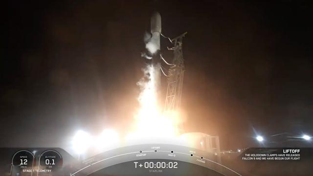 SpaceX launches Starlink batch on booster's record-tying 19th flight, nails landing
