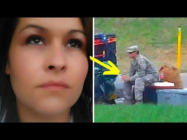 She Sees the Soldier Sit on a Public Bench She Got Stunned When She Saw What He Does Next !