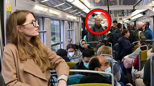 Man Keeps Staring at Woman – She Bursts Into Tears When She Finds
Out Why