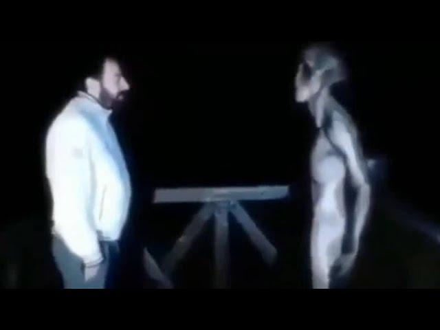 Footage emerges showing a real encounter with an alien being supposedly in Barcelona, Spain