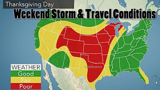 Thanksgiving Day & Weekend Storm & Travel Conditions