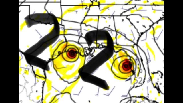 RED ALERT! 2 Landfalling Hurricanes on Florida & the Gulf are possible in the next FIVE DAYS.