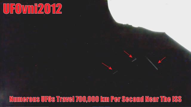 Numerous UFOs Travel 700,000 km Per Second Near The ISS, July 6, 2021