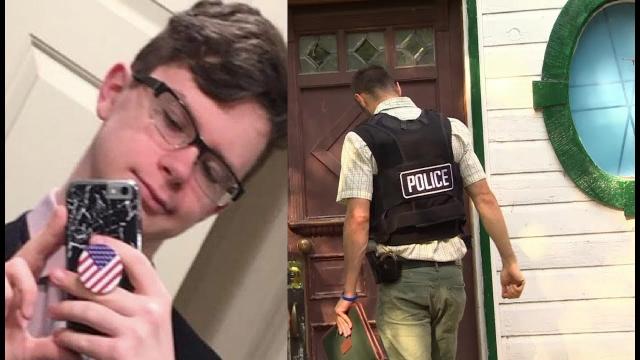 This Teen Said He Had A Surprise For His School. Then The Law Forces Knocked On His Parents’ Door