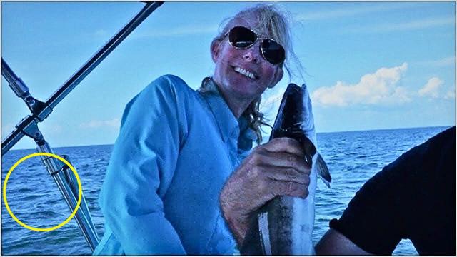 This Man Took A Picture Of His Wife On Their Boat, Then He Spotted Something Floating In The Ocean