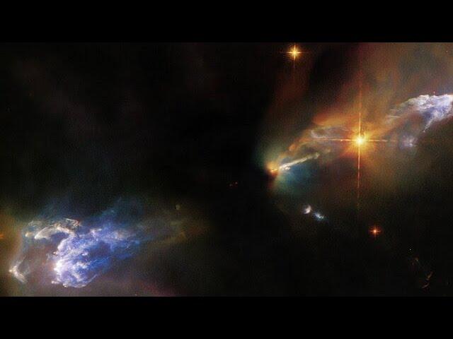 Video of Multiwavelength View of a Turbulent Stellar Nursery