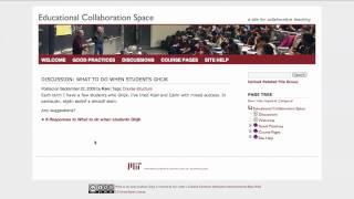 Educational Collaboration Space (ECS) at MIT
