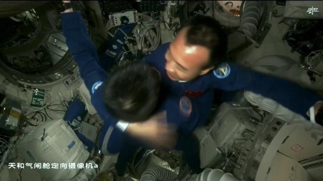 Shenzhou 15 crew enters Chinese space station after docking
