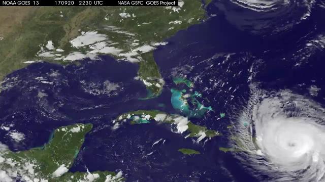 Hurricance Maria - Latest Satellite View: Sept. 21, 2017