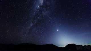 Rare Zodiacal Light + Milky Way Backlight 3 Volcanoes | Timelapse Video