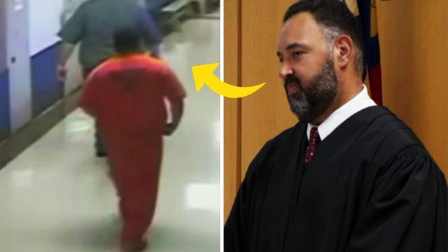 When Green Beret Is Sentenced To Jail, Security Camera Catches Judge Going Into Cell