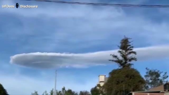 UFO-shaped cloud forms in Veracruz and goes viral