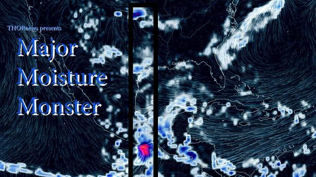 TX Alert! Monster of Moisture to attack Texas, Mexico & Gulf States