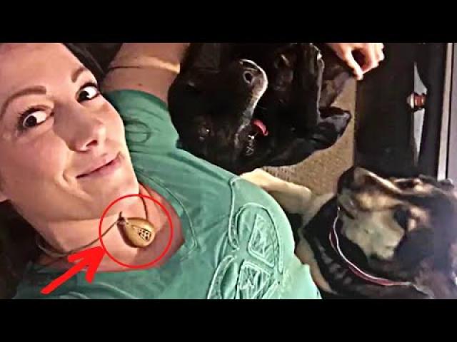 Man Gives Girlfriend Necklace, Years Later She Realizes What’s Inside !!