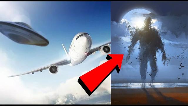 NEW CRAZY VIDEOS JUST IN! [12 Foot Tall Alien Humanoid] Near UFO Collision With Major Airliner?