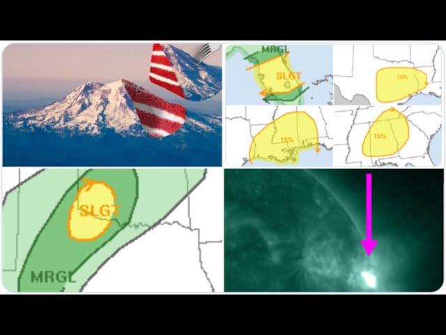 Severe Weather Possible Today through Wednesday in the USA & another M-Class Solar Flare!