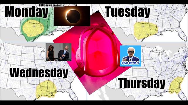 very RED ALERT! Eclipse SuperDOOM* Weather coming to Texas & April USA gonna be WILD & Weird!