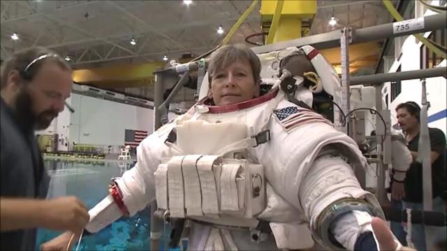 NASA astronaut Peggy Whitson #SuitUp Video