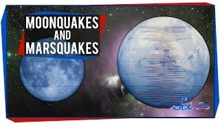 Moonquakes and Marsquakes