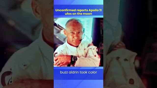 Apollo 11 : unconfirmed reports may prove encounter with UFOs on the moon ???? #shorts