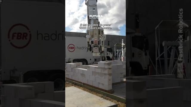 Hadrian X, ce robot maçon construit votre maison en quelques heures !