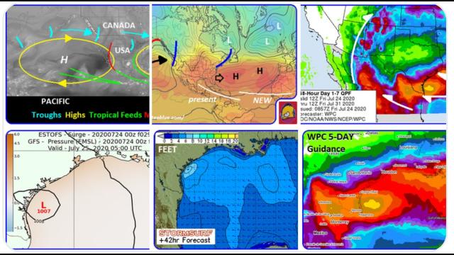 THE BIG BEAST. & Tropical Storm Hannah & Gonzalo & Hurricane Douglas!  + new Sunpot & Solar Storm!